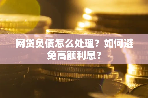 武汉网贷负债怎么处理？如何避免高额利息？