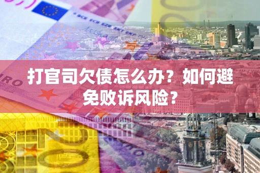 武汉打官司欠债怎么办？如何避免败诉风险？