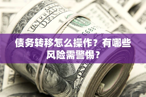 武汉债务转移怎么操作？有哪些风险需警惕？