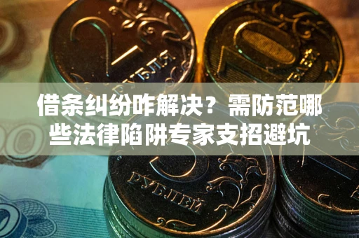 武汉借条纠纷咋解决？需防范哪些法律陷阱专家支招避坑