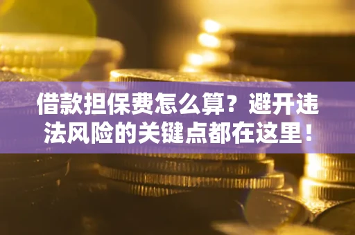 武汉借款担保费怎么算？避开违法风险的关键点都在这里！