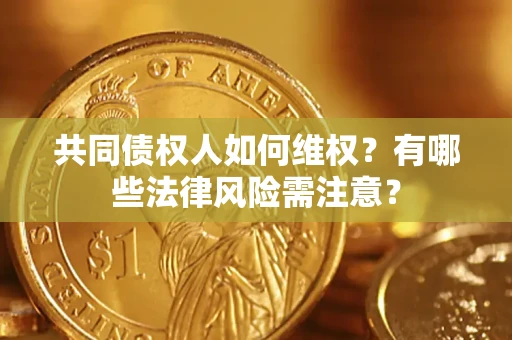 武汉共同债权人如何维权？有哪些法律风险需注意？