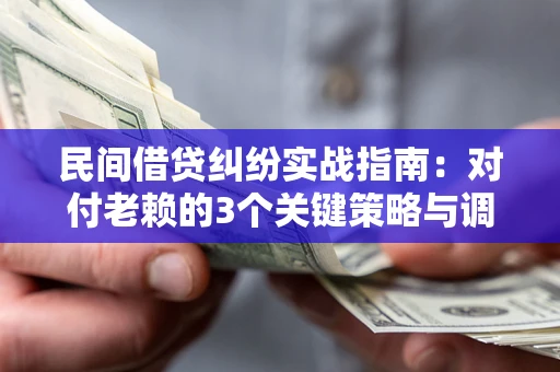 武汉民间借贷纠纷实战指南：对付老赖的3个关键策略与调解盲区解析