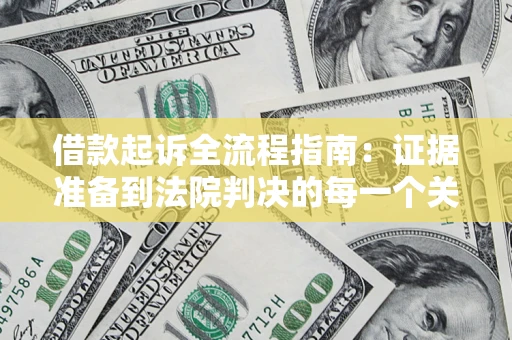 武汉借款起诉全流程指南：证据准备到法院判决的每一个关键步骤