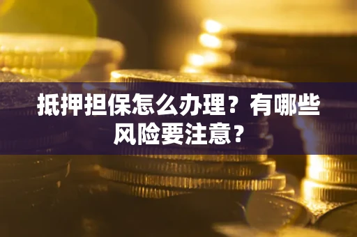 武汉抵押担保怎么办理？有哪些风险要注意？