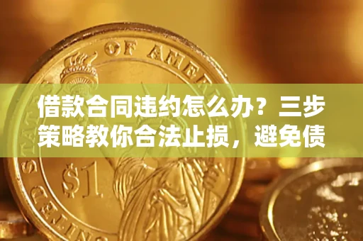 武汉借款合同违约怎么办？三步策略教你合法止损，避免债务危机升级